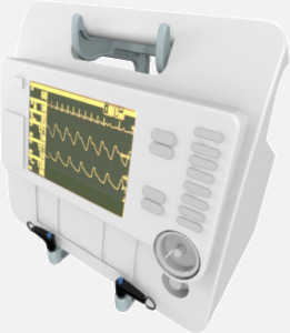 Hillaero LIFEPACK 12 FAA certified Mount for your Air Ambulance Airmed Helicopter or Fixed Wing Aircraft WITH UNITS ISO1